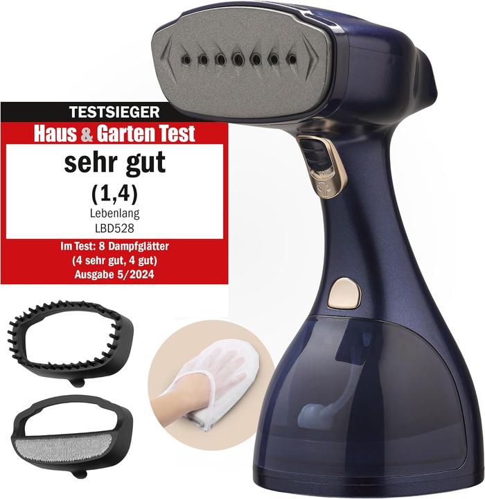 Lebenlang Dampfbügeleisen (1500 W, 25 g/min)