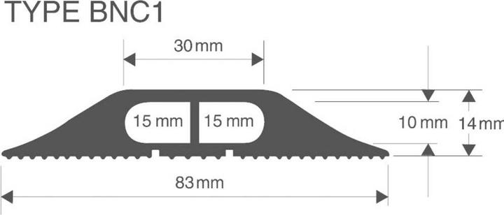 Image du produit Vulcascot Protecteur De Cable (Pont de câbles, 300 cm)