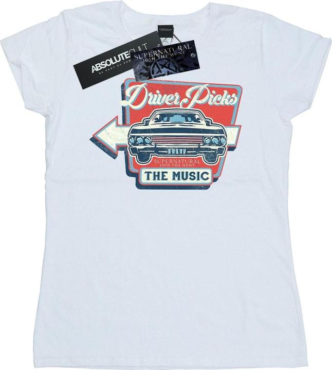 Image du produit Supernatural - T-shirt DRIVER PICKS THE MUSIC - Femme (L)