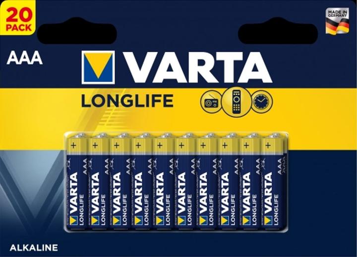 Produktbild Varta Longlife (20 Stk., AAA, 1100 mAh)
