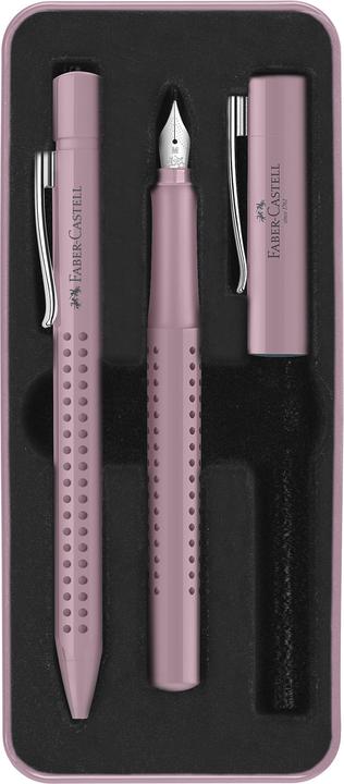 Immagine prodotto Faber-Castell Set di penne stilografiche e impugnature biro (Ombre di rosa, 2 x)