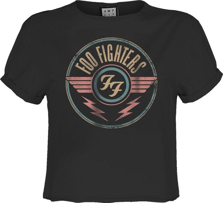 Actual product image Amplified Womens/Ladies Air Foo Fighters Crop Top (S)