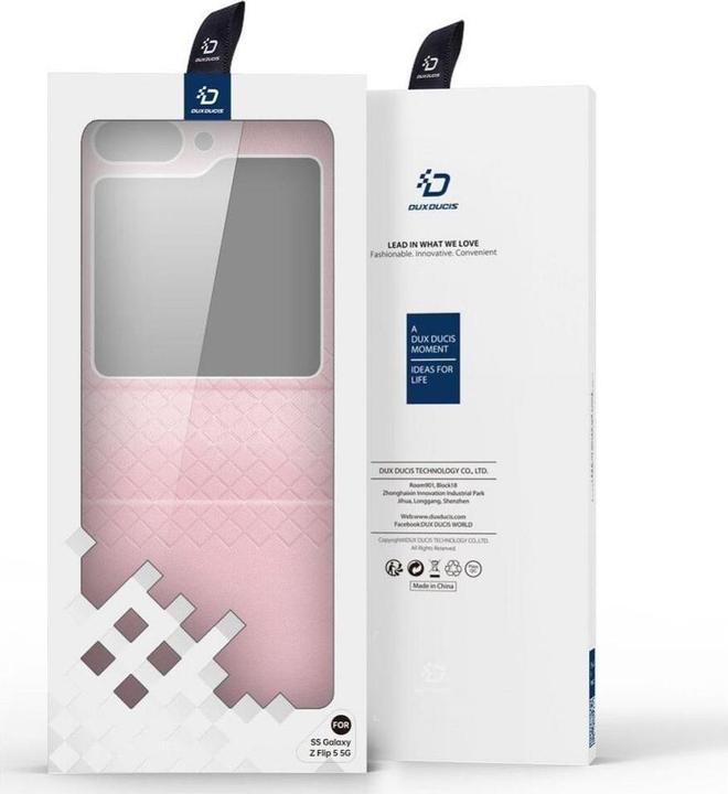 Actual product image Dux Ducis Bril Series Leather Cover (Samsung Galaxy Z Flip5)
