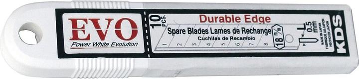 Actual product image KDS knivblad 18mm EVO 10pcs - 1878017 (Replacement blade)