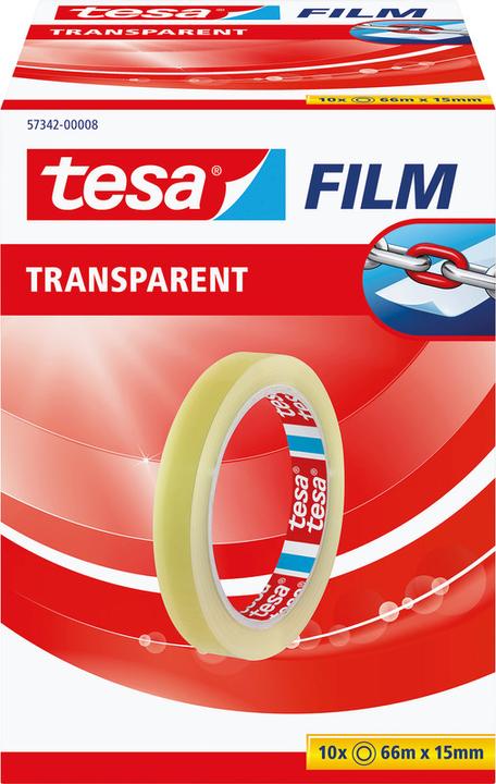 Produktbild tesa tesafilm 1x TRANSPARENT Klebeband (15 mm)