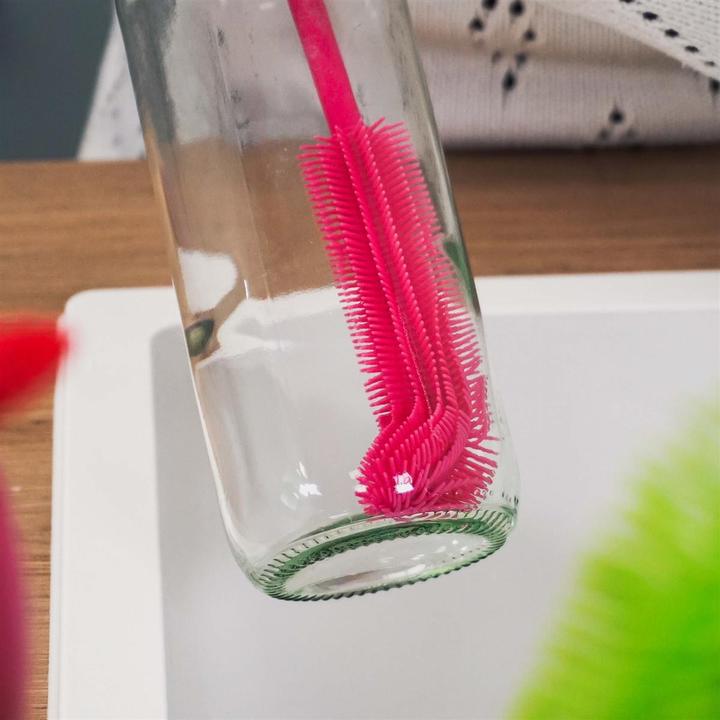 Immagine prodotto Kochblume Spazzola per bottiglie Slim rosa