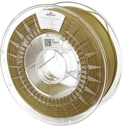 Produktbild 3D Filament / PLA Premium / 1,75mm / Golden Line / Gold / 1kg (PLA, 1.75 mm, 1000 g, Gold)