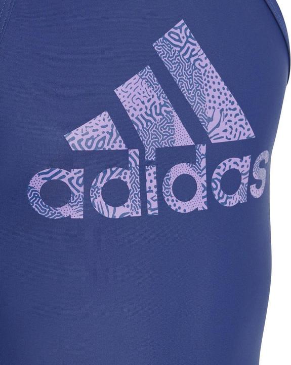 Actual product image adidas Girls Large Logo One Piece Swimsuit (116)