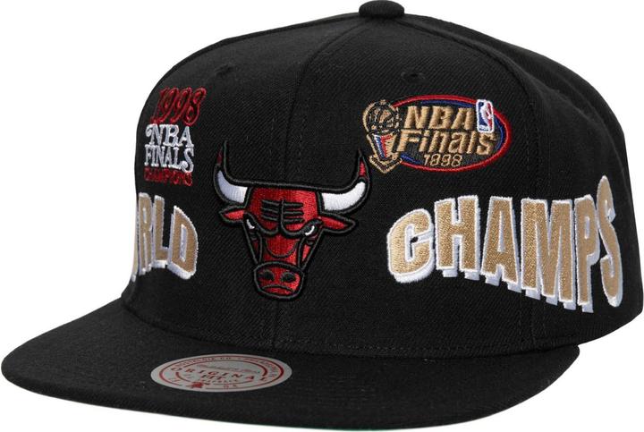 Mitchell & Ness Snapback Cap CHAMPIONS Chicago Bulls (One Size)