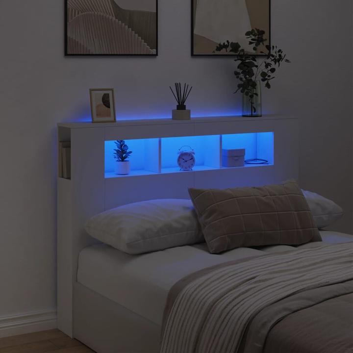 Produktbild VidaXL LED-Kopfteil (140 x 18.5 x 103.5 cm)