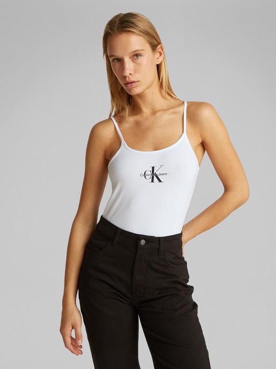 Actual product image Calvin Klein Jeans Monologo Strappy Tank Top (L)