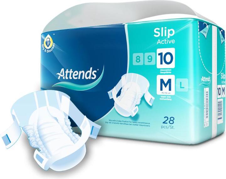 Actual product image Attends Briefs 10 Active medium (28 x, M)