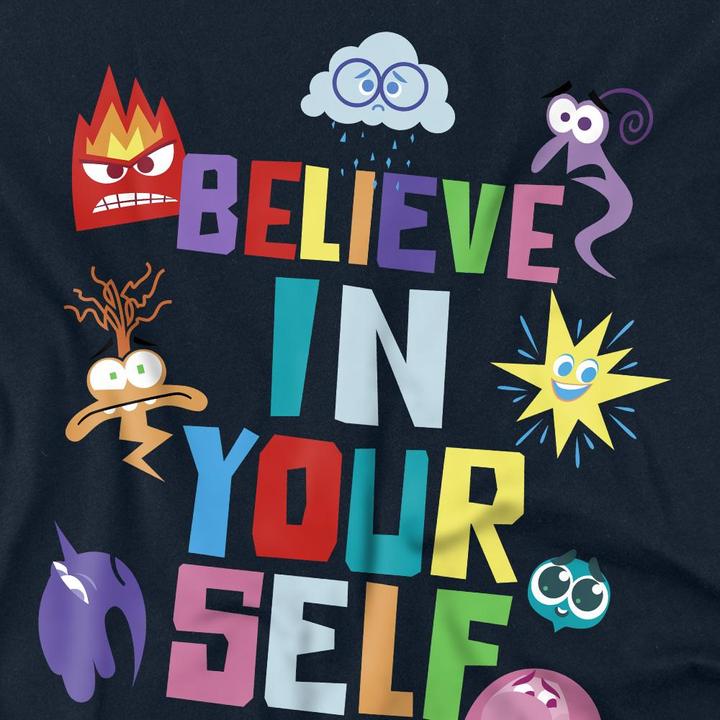 Actual product image Unisex Adult Believe In Yourself T-Shirt (L)