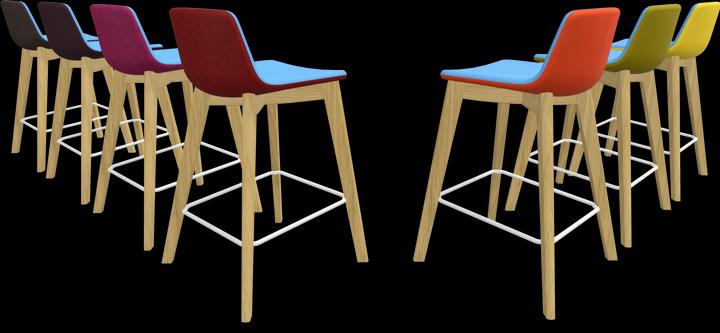 Actual product image Narbutas Twist & Sit Bar Stool