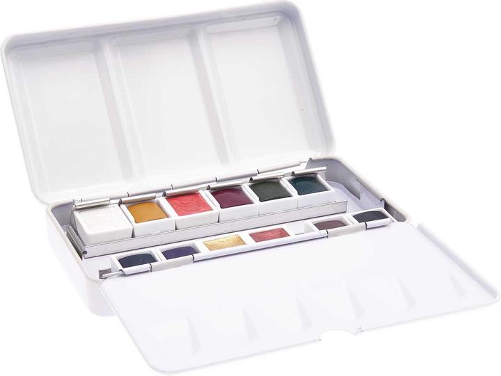 Produktbild Rico Design ART Essential Aquarellfarben "12 Farben", Metallkasten (Erdfarben)