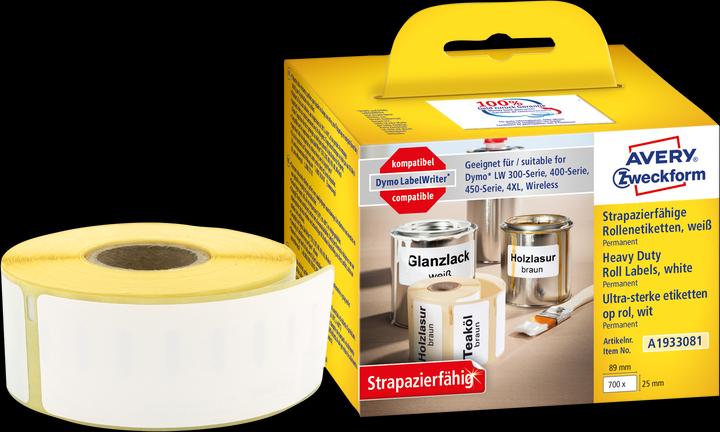 Image du produit Avery sal Étiquettes (rouleau) 89 x 25 mm film 1 kit