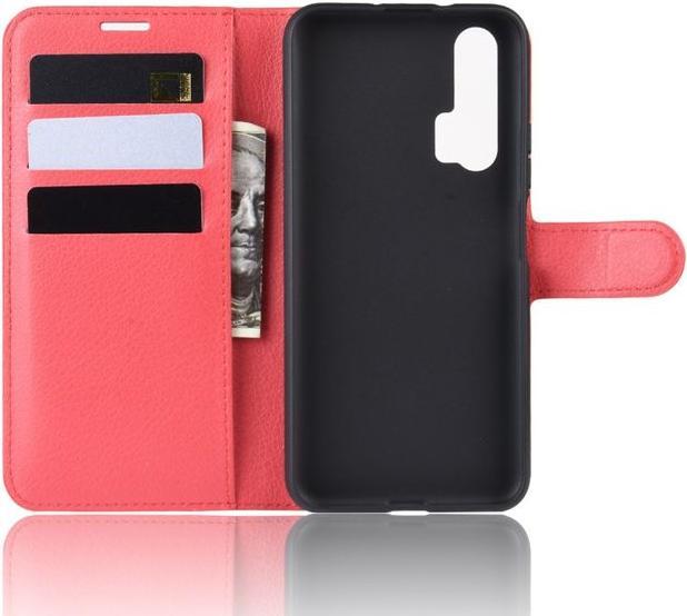 Actual product image MU Classic Litchi Leather Bookcover Series (Honor 20 Pro)