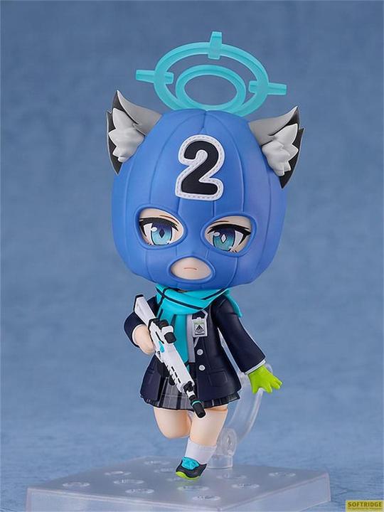 Actual product image Max Factory Blue Archive Nendoroid Action Figure Shiroko Sunaookami 10 cm