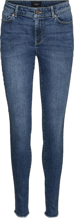 Vero Moda VMSEVEN Slim Fit Mid Rise Jeans (XS)
