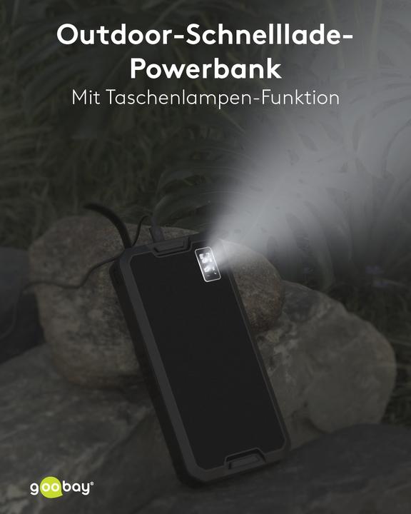 Produktbild Goobay QC/PD Solar (20000 mAh, 18 W, 74 Wh)