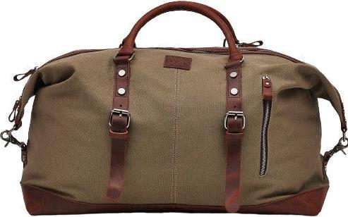 Only-Bags.Store Unisex grosse Reisetasche, strapazierfähige Leder Reisetasche, wasserfeste Reisetasche, verstellbare (42 l)