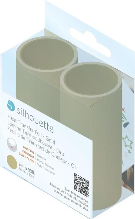 Silhouette Foil hot stamping Curio 2 7.6 cm x 10 m, 2 pieces, gold