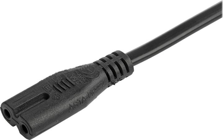 Immagine prodotto StarTech com 752E-2M-POWER-LEAD, 2 m, CEE7/16, Accoppiatore C7, H03VVH2-F, 250 V, 2.5 A (2 m)