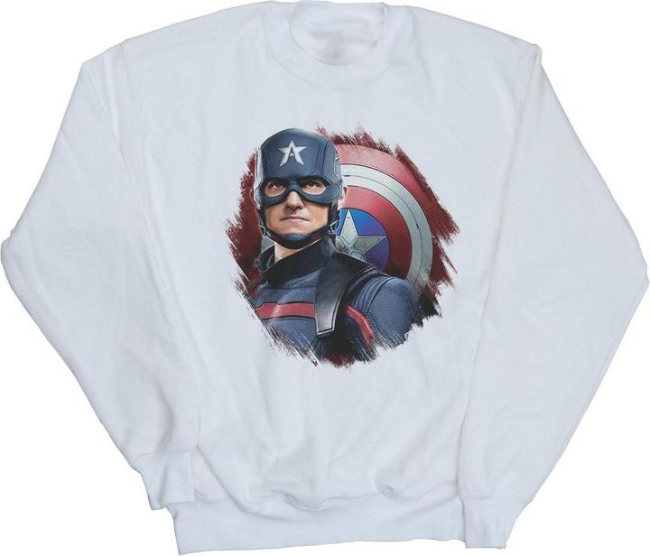 Actual product image Boys The Falcon And The Winter Soldier Captain America Stare Sweatshirt (152, 158)