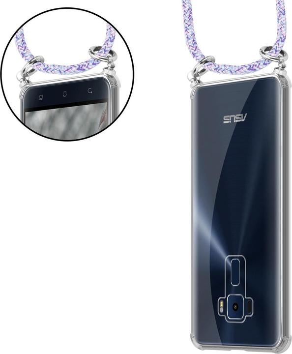 Produktbild Cadorabo TPU Handy Kette SILBER Cover