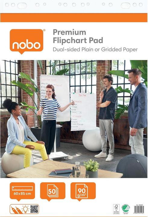 Produktbild Nobo Flipchartblock Premium (60 x 85 cm)