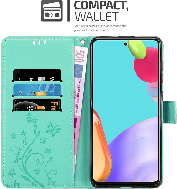 Immagine prodotto Cadorabo Custodia Flower Book (Samsung Galaxy A52, Samsung Galaxy A52s 5G, Samsung Galaxy A52 5G)