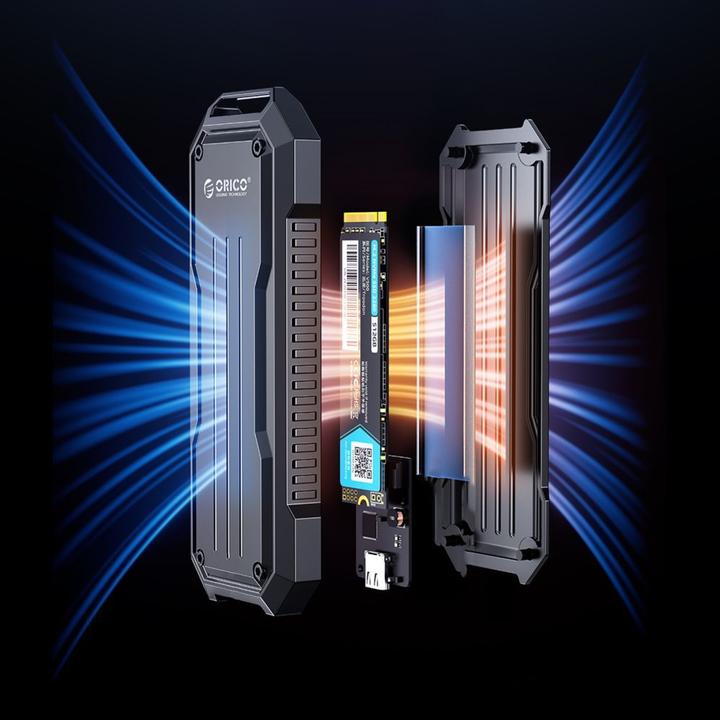 Immagine prodotto Orico Armadio SSD OXS2C3-G2 per SATA M.2 NVMe, grigio (M.2)