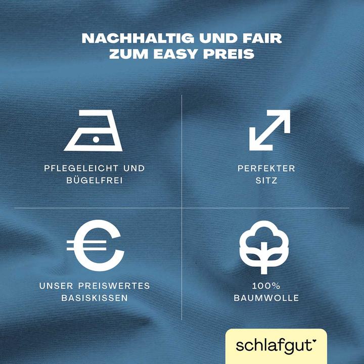 Actual product image schlafgut Easy Jersey (Duvet cover, 40 x 40 cm)