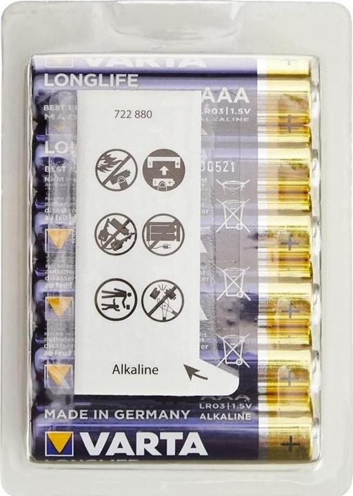 Actual product image Varta Longlife (12 pcs., AAA, 1200 mAh)