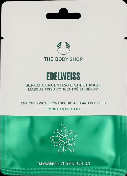 Produktbild Body Shop EDELWEISS serum concentrate sheet mask 1 u (21 ml)