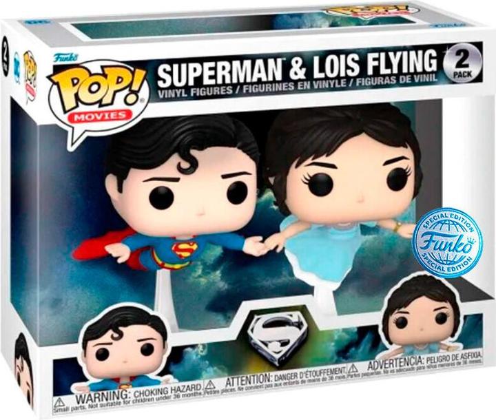 Actual product image Funko POP! Moment DC Comics Superman/Lois Flying (2PK) EXM