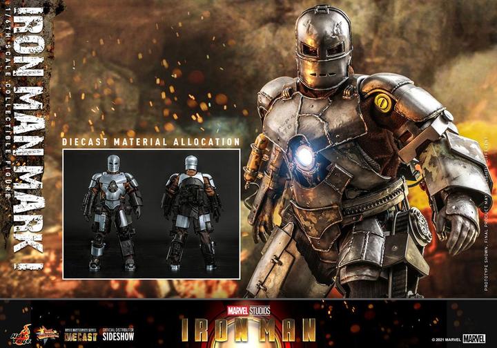 Produktbild Hot Toys Iron Man figurine Movie Masterpiece 1/6 Iron Man Mark I 30 cm