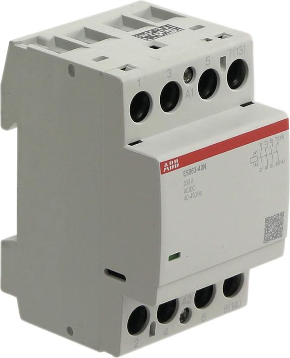 Immagine prodotto ABB ESB63-40N-06 Contattore di installazione 4S/0Ö, 230 V AC/DC