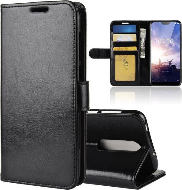 Image du produit MU Classic Crazy Horse II Bookcover Series en cuir (Nokia 6.1 Plus)