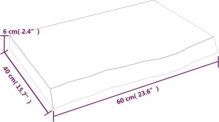 Actual product image VidaXL Emerald (60 x 6 x 40 cm)