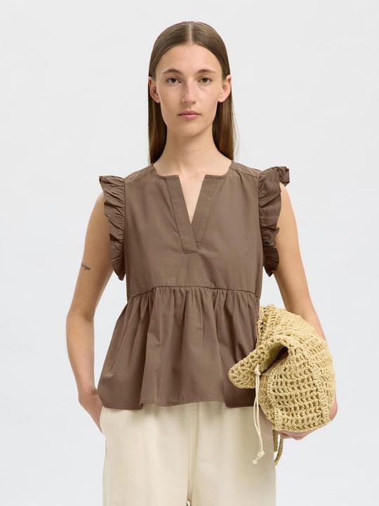 Actual product image Selected Femme Ruched top (34)