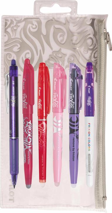 Pilot FriXion Family Penholder x5 + FriXion Colors x1 gratis (Assortiert, Mehrfarbig, 6 x)