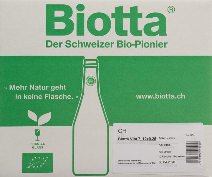 Produktbild Biotta Vita 7 Bio (12 x 25 cl)