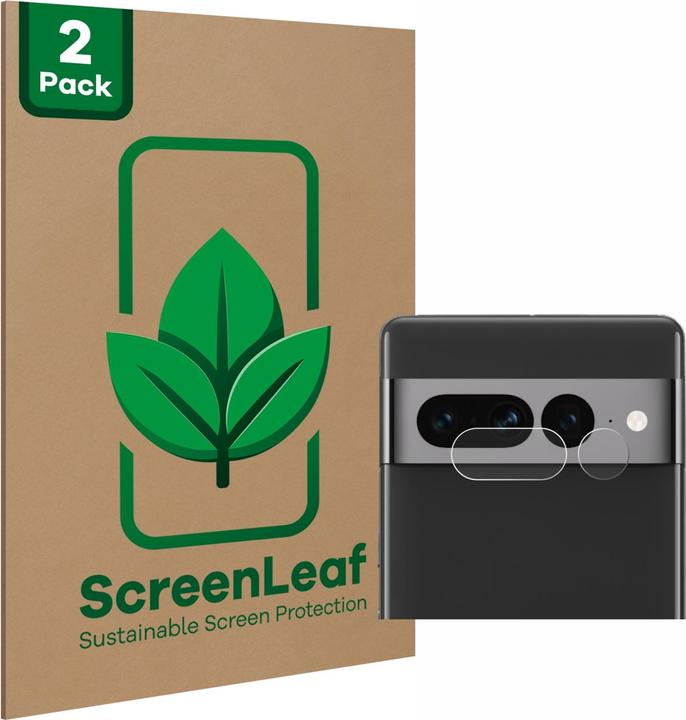 Actual product image ScreenLeaf Protective film sustainable screen protector screen protector film clear transparent (2 Piece, Google Pixel 7 Pro)