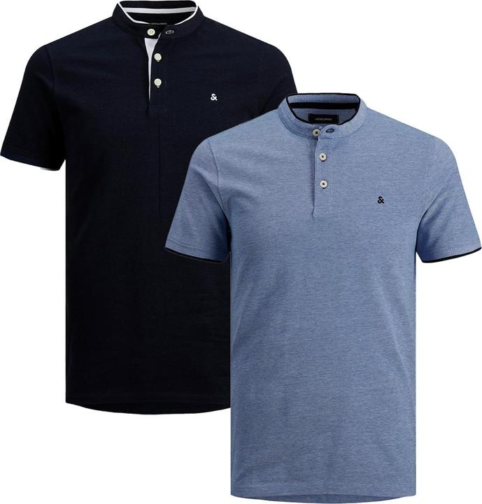 Produktbild Jack & Jones 2er Pack Paulos Mao Poloshirt (M)