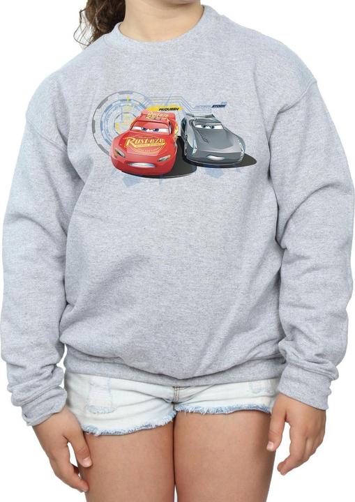 Produktbild Disney Cars Lightning Vs Storm Sweatshirt Mädchen (140, 146)