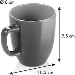 Actual product image Tescoma Mug Grey Crema Shine