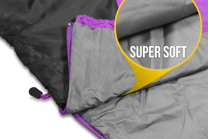Actual product image Normani Ultralight sleeping bag Runty (210 cm)
