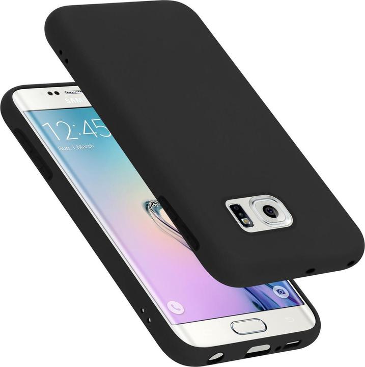 Actual product image Cadorabo TPU Liquid Silicone Case Cover (Samsung Galaxy S6 Edge)
