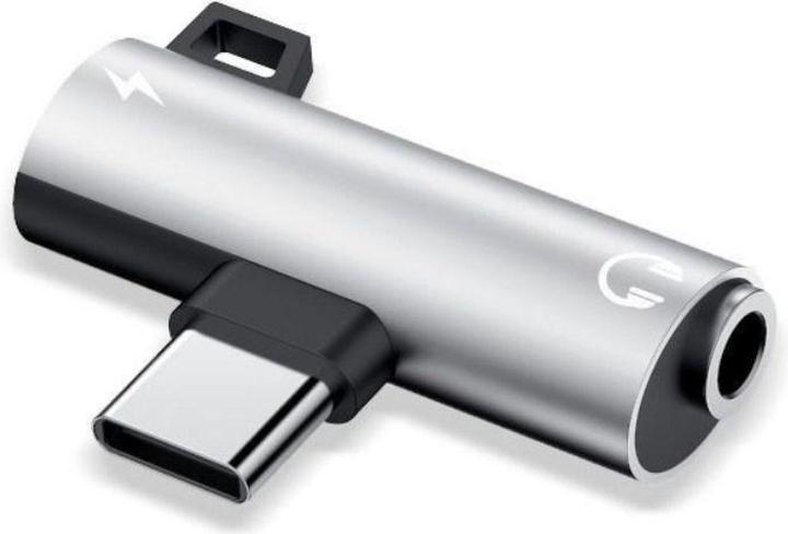 Immagine prodotto PowerGuard Adattatore per cuffie e ricarica con jack per cuffie USB-C da 3,5 mm (USB tipo C, Jack da 3.5mm)